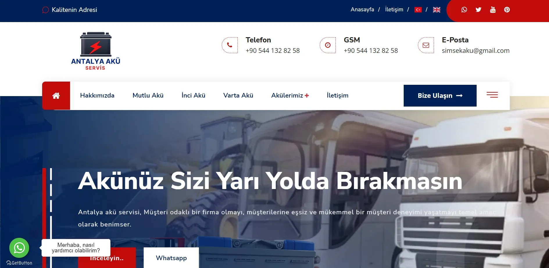 ANTALYA AKÜ SERVİS